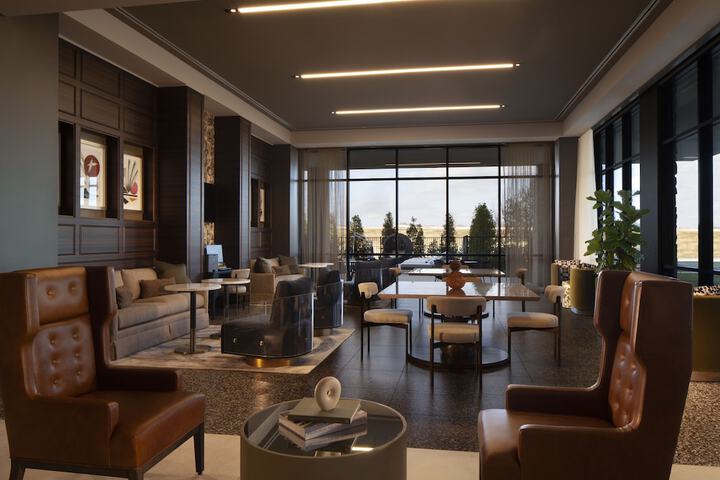 Lobby sitting area