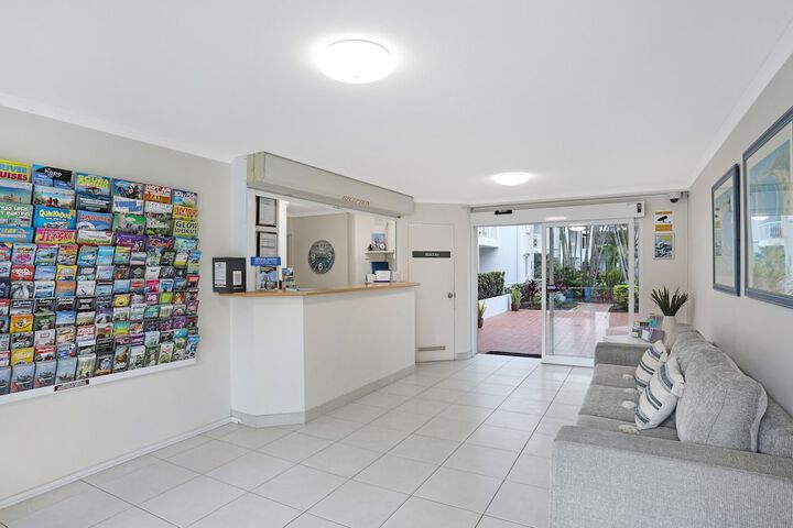 Interior entrance