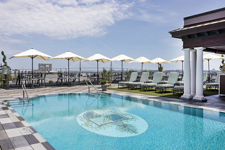 Rooftop pool
