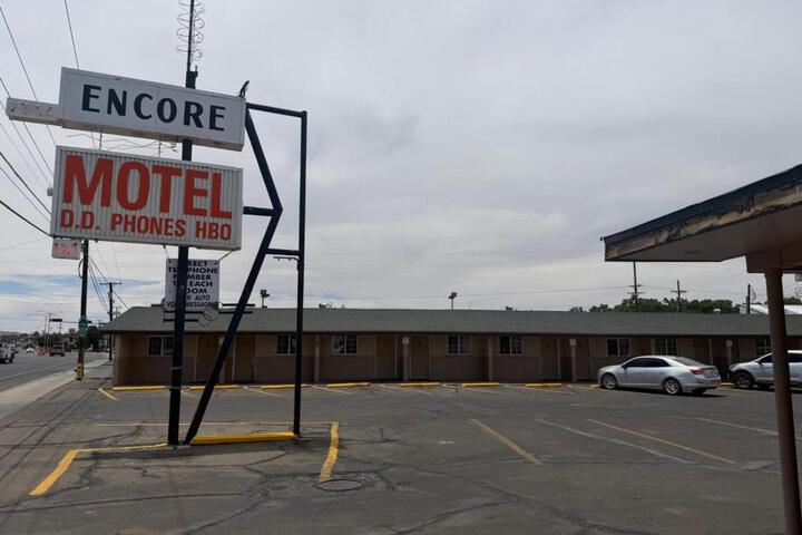 Exterior of Encore Motel