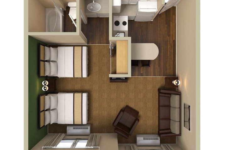 Deluxe Studio Double Bed Accessible (1 of 12)