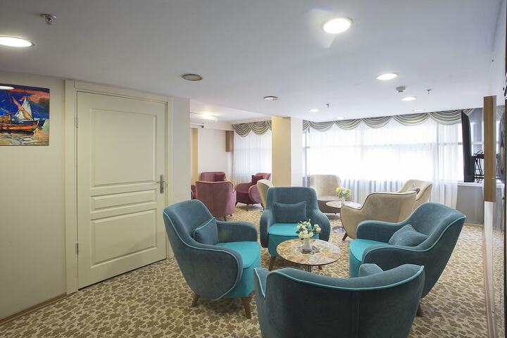 Lobby sitting area