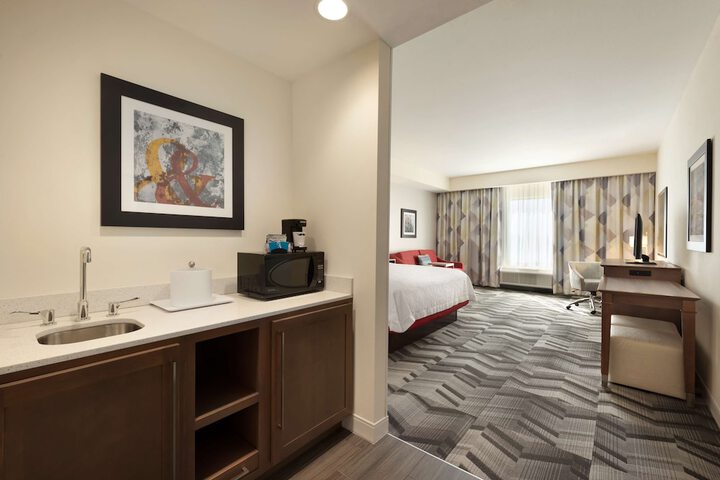 1 King with Sofa Bed Microwave, Refrigerator (15 of 20)