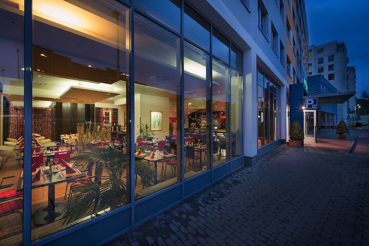 Front of property - evening/night