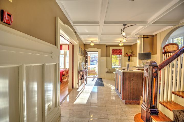 Interior entrance