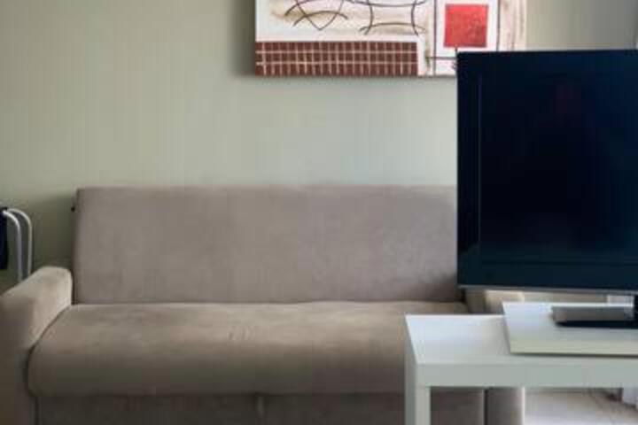 Apartamento em Areia Preta com vista para o mar