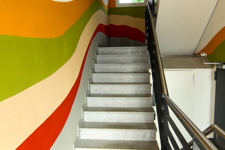 Interior entrance