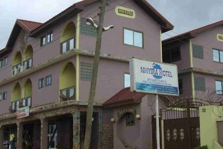 Exterior of Nhyira Hotel