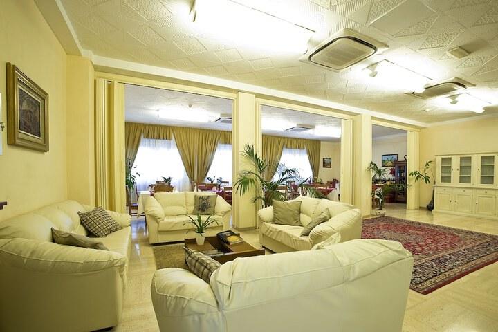 Lobby sitting area