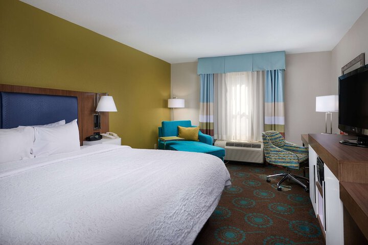 1 King Bed with Refrigerator, Microwave (9 of 29)