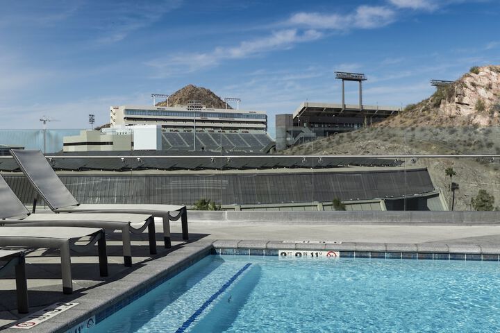 Rooftop pool