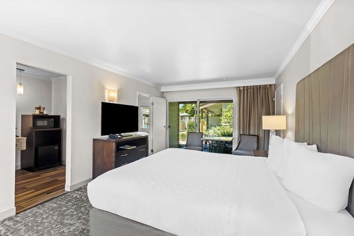 1 King Bed Larger Room, Microwave, Refrigerator High Speed Internet Accessible (13 of 18)