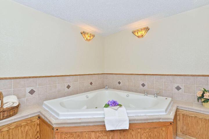 Accessible 1 King Accessible Roll in Shower Work Desk Microwave and Refrigerator WiFi Full Breakfast (8 of 14)
