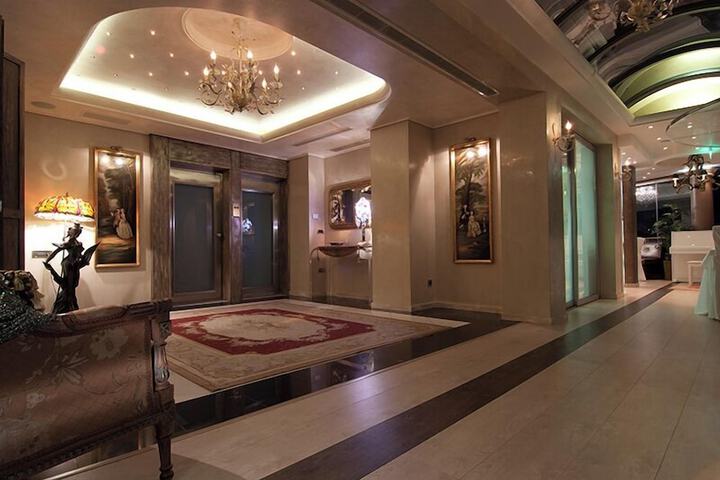 Interior entrance