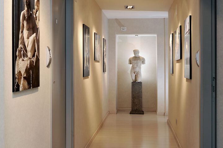 Interior entrance