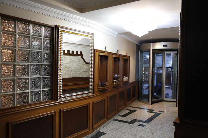 Interior entrance
