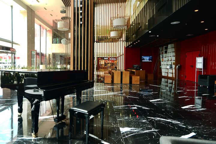 Interior entrance