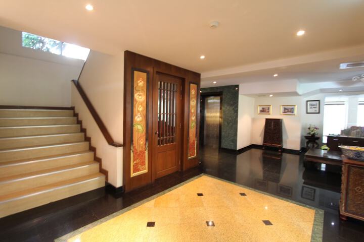 Interior entrance