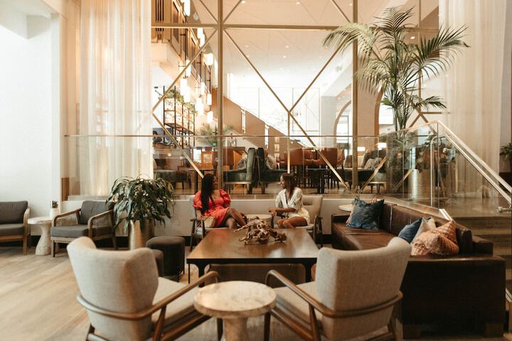 Lobby sitting area
