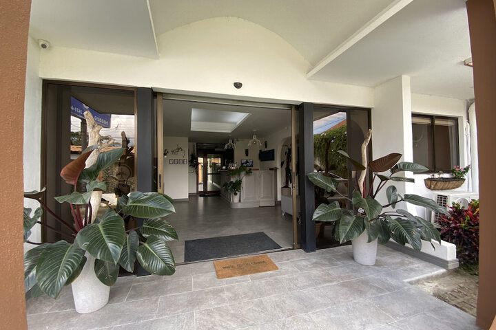 Interior entrance