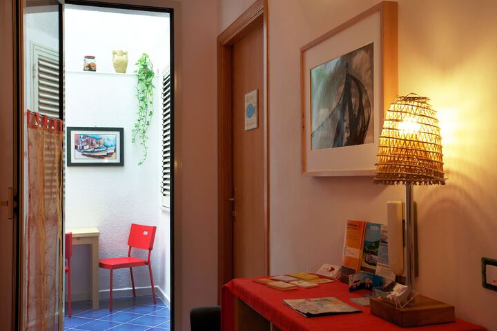 Interior entrance