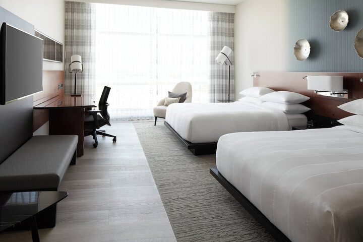 Guest Room 2 Queen Beds Runway View (10 of 10)
