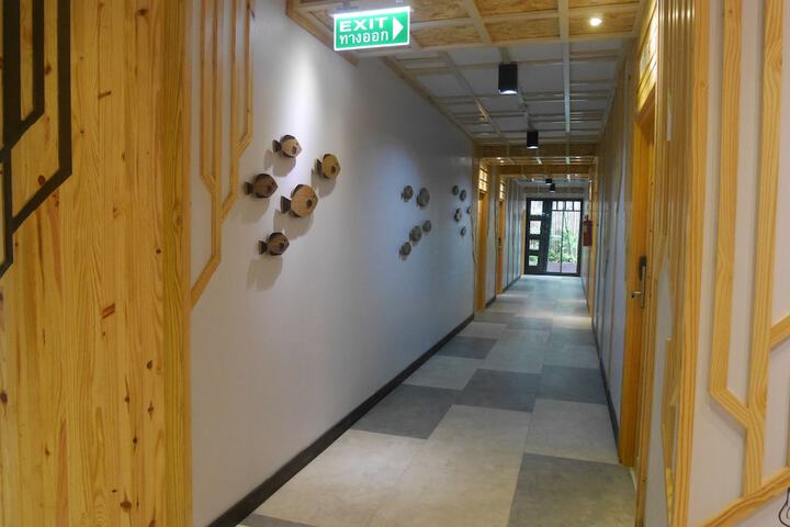 Interior entrance