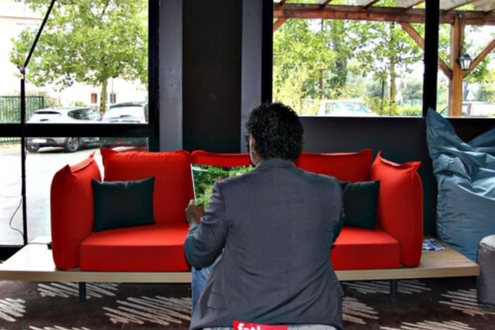 Lobby sitting area