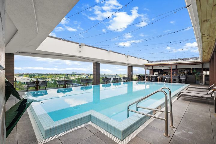 Rooftop pool