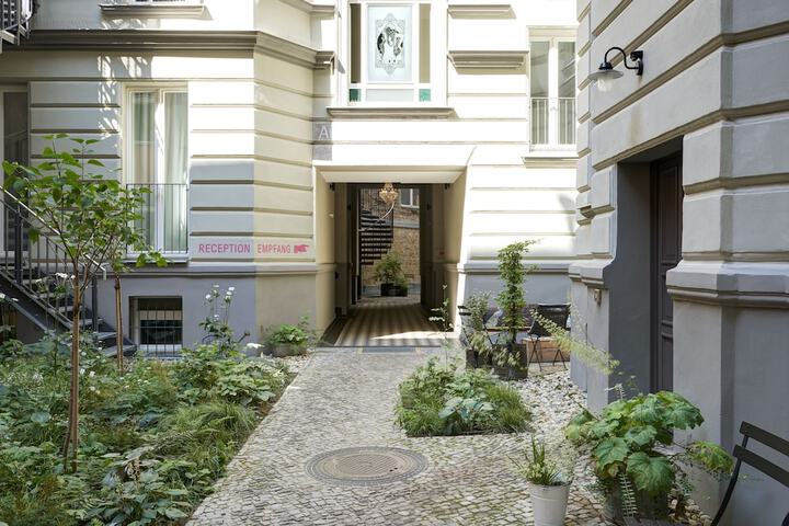 Interior entrance