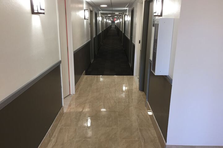 Interior entrance