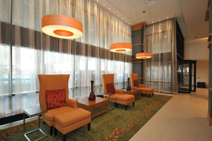 Interior entrance