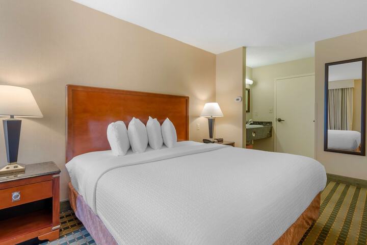 1 King Bed Microwave and Refrigerator High Speed Internet Accessible Full Breakfast (1 of 12)