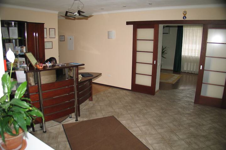 Interior entrance
