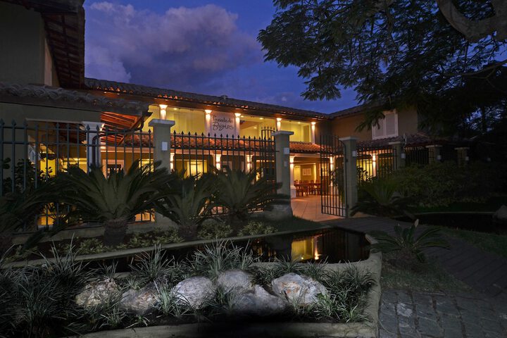 Front of property - evening/night