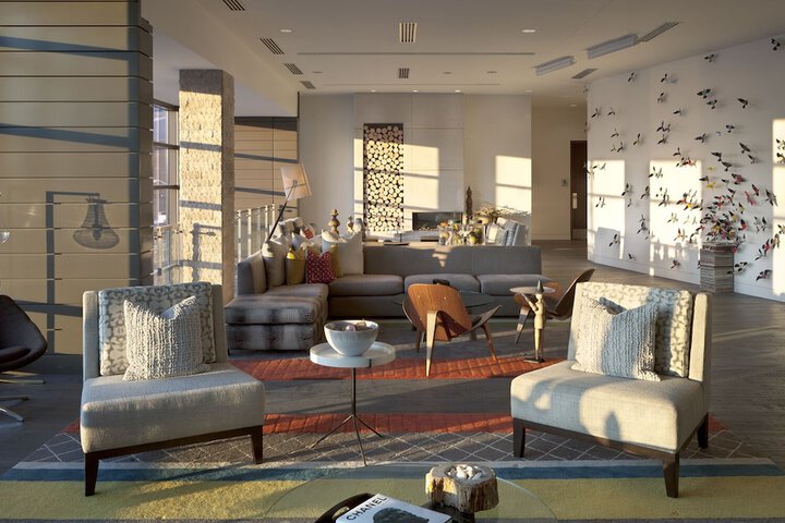 Lobby sitting area