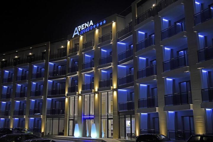 Front of property - evening/night