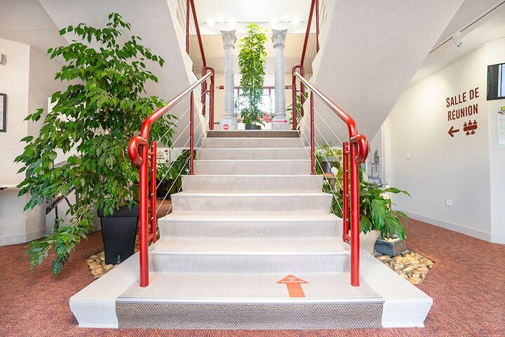 Interior entrance