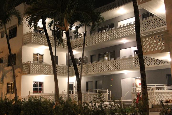 Front of property - evening/night