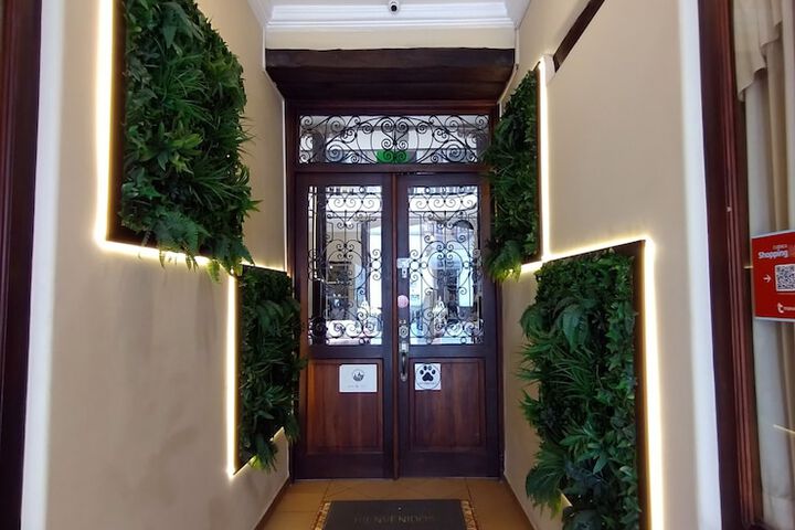 Interior entrance