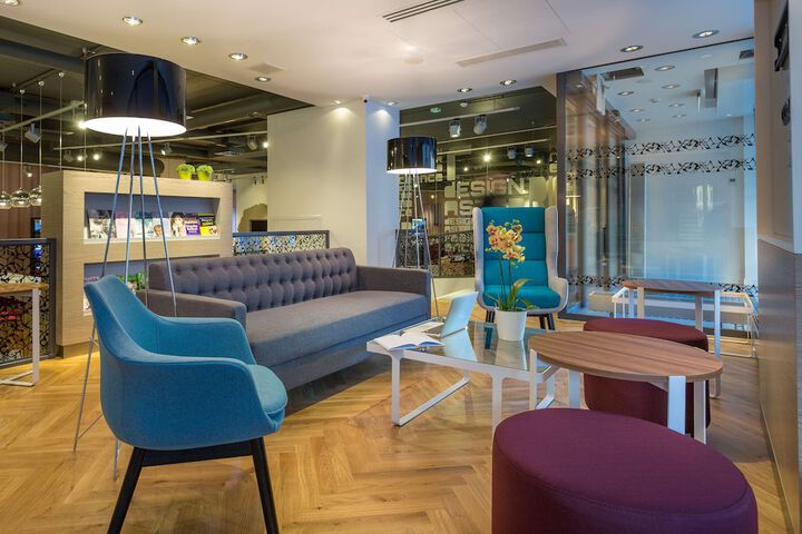 Lobby sitting area