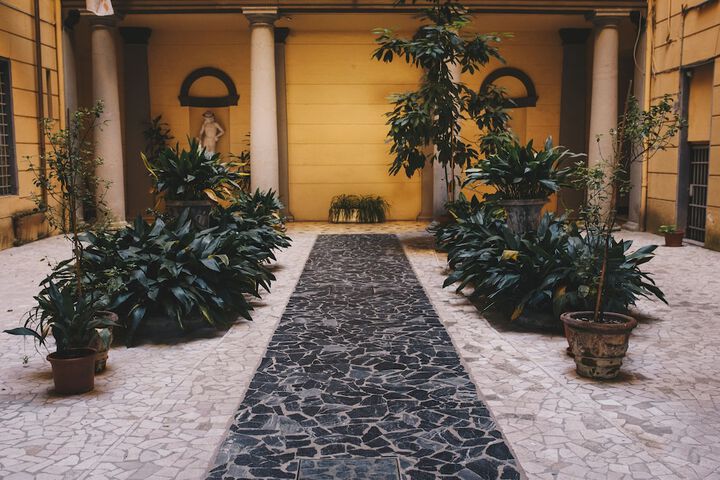 Interior entrance