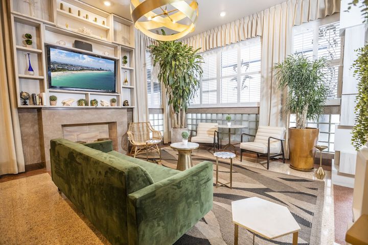 Lobby sitting area
