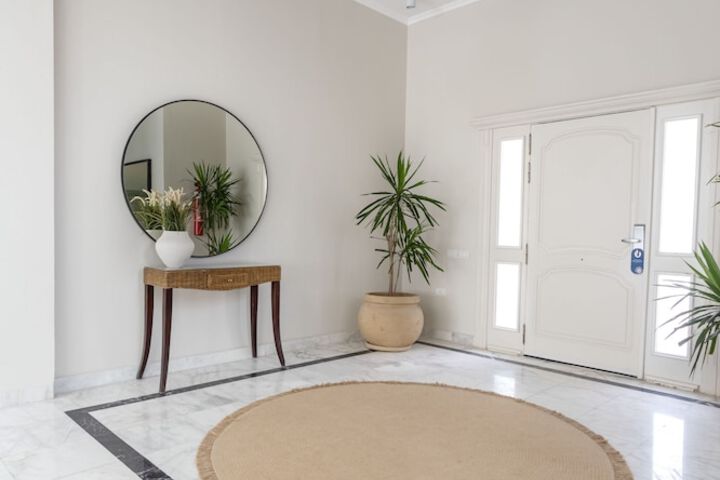 Interior entrance