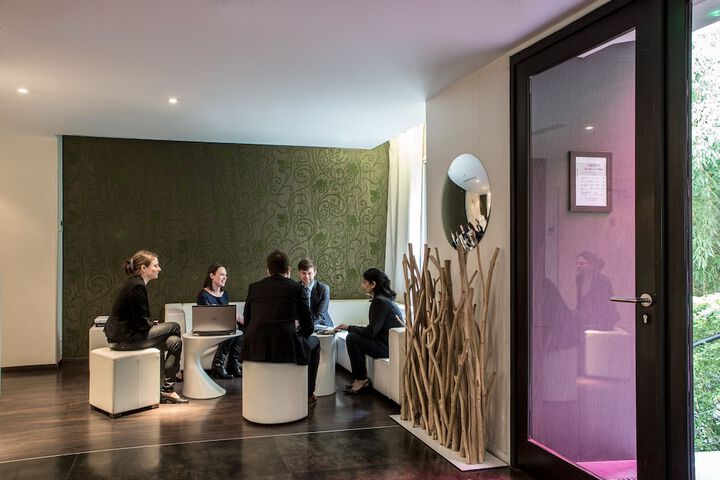 Lobby sitting area