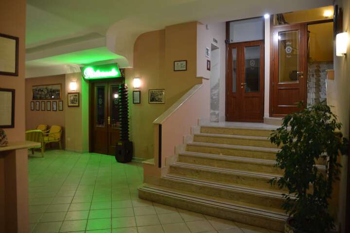 Interior entrance