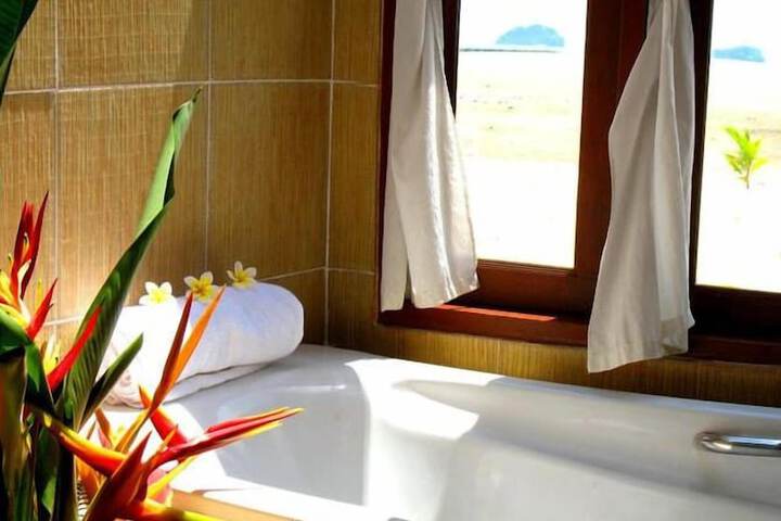 Deep soaking bathtub