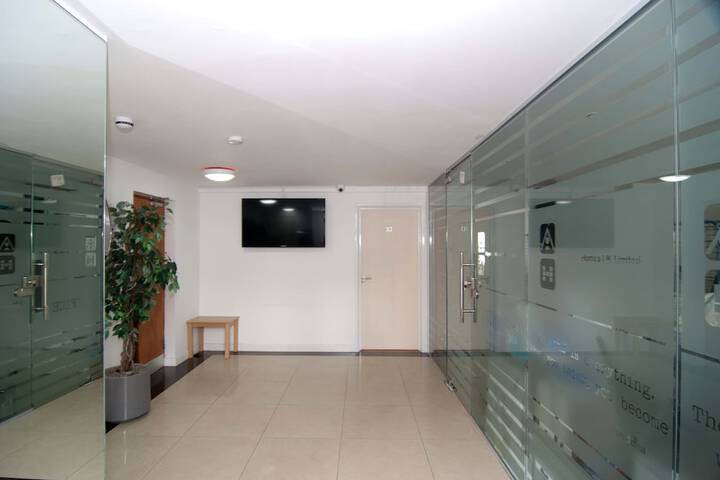 Interior entrance