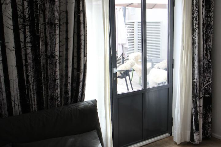 Interior entrance