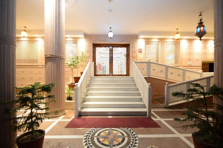 Interior entrance